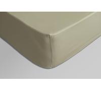 Catherine Lansfield Sateen Moss Green Sábanas Bajera Ajustables en Pares 105x200(2) par