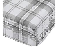 Catherine Lansfield Stags Grey Fitted Sheet 135x200, 100% Cotton, Grey