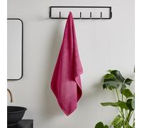 Catherine Lansfield Toalla de baño de algodón de Secado rápido, 70 x 120 cm, Color Rosa Intenso
