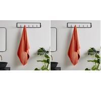 Catherine Lansfield Toalla de Mano de algodón de Secado rápido, Color Naranja (Paquete de 2)