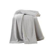 Catherine Lansfield Velvet Touch - Manta (130 x 170 cm), Color Gris Plateado