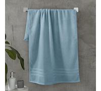 Catherine Lansfield Zero Twist - Toalla de baño (algodón, 90 x 140 cm), Color Azul