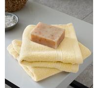 Catherine Lansfield Zero TwistZero Twist - Juego de paños de algodón (30 x 30 cm), Color Amarillo