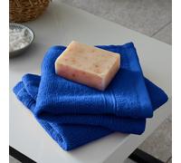 Catherine Lansfield Zero TwistZero Twist - Juego de paños de algodón (30 x 30 cm), Color Azul Cobalto