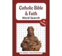 Catholic Bible & Faith Word Search: Easy to Read Print about Scripture, Old and New Testament | 6x9 inches, 112 pages | 50+ Puzzles…Gift for Vacations, Holidays, and Leisure