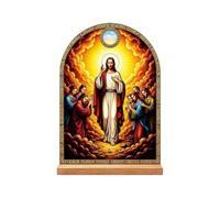 Catholic Decor for Home | Altar Decoration Jesus Virgin Mary Acrylic Stand