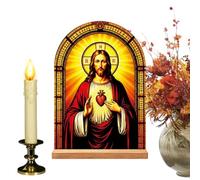 Catholic Home Decor Altar Decoration Jesus Virgin Mary Acrylic Stand