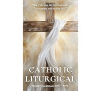Catholic Liturgical Pocket Calendar 2026 - 2027: A 2-Year Christian Small Daily Planner with Religious Feasts, Saints' Days, and Monthly Inspirations | Crucifixion Cross Artwork