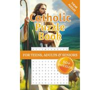 Catholic Puzzle Book for teens, adults & seniors: Word Searches, Crosswords & Sudoku | 6x9 inches, 120 pages | Solutions Included