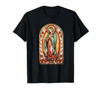 Catholic Saint Lady of Guadalupe Graphic Women Virgin Mary Camiseta