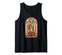 Catholic Saint Lady of Guadalupe Graphic Women Virgin Mary Camiseta sin Mangas