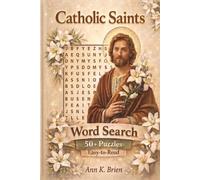 Catholic Saints Word Search Puzzle Book: Christian Word Searches with Easy-to-Read Print | 6 x 9 inches, 110+ pages | 50+ Puzzles...Adult, Senior, and ... Vacation, Holidays, Birthdays, and Free Time