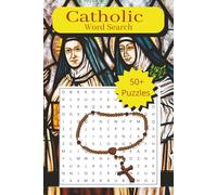 Catholic Word Search: 50+ Word Searches with Easy-to-Read Print about the Catholic Religion, Bible | 6x9 inches, 110 pages with solutions | Word ... Gift for Vacations, Holidays and Free Times.