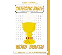 Catholic Word Search Puzzle Book: Easy to Read Print | 6x9 inches | 67 Puzzles | Solutions Included | New and Old Testaments