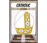 Catholic Word Search Puzzle Book: Word Searches with Easy to Read Print | 6x9 inches, 110 pages | 50+ puzzles ... Gift for Vacations, Holidays and Free Times