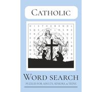 Catholic Word Search Puzzle Book: Word Searches with Easy to Read Print about Catholicism, Angles, Saints, and More | 6x9 inches, 110 pages, | 50+ ... Gift for Vacations, Holidays, and Free Times