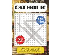Catholic Word Search Puzzle Book: Word Searches with Easy to Read Print about Catholicism, Catholic Faith, Catholic Traditions and More | 6x9 inches, ... Gift for Vacations, Holidays and Spare Times