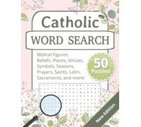 Catholic Word Search: Word Search Puzzles with easy to read Print about The Bible, Catholic Church, Sacraments, and More | Large Print | 8.5x11 ... Gift for Vacations, Holidays, and Relaxation
