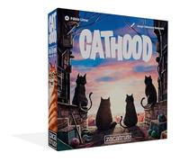 Cathood, Juego de Mesa, Juego Familiar, 2-4 Jugadores, Juego de Cartas, Losetas, Estrategia, Divertido, Gatos, Animales, Eurogame, Idioma Español, Francés y Portugués, Edad +10 Años