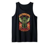 Cathulhu Horror cósmico El Gato de Cthulhu Lovecraft Camiseta sin Mangas