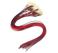 CATIEBYE 15piezas Sensor Piezoeléctrico Para Guitarra y Batería Elementos De Captura De Sonido Cables De Conexión Para Músicos Movimiento