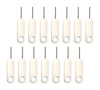 CATIEBYE 20 Piezas de Agujas Sim de Acero Inoxidable para Extracción de Bandejas de Tarjetas Sim, Herramientas Aplicables para Teléfonos Móviles, Accesorio Práctico para Mantenimiento