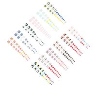 CATIEBYE 288 Uñas Postizas Cortas para Dedos del Pie de Plástico, 12 Juegos para Decoración y Arte de Uñas Diy, Ideales para Amigas y Cuidado Personal