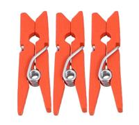 CATIEBYE 300 Clips de Madera Mini Naranja Multiusos para Sujetar Notas y Fotos en Oficina o Café Tamaño Pequeño