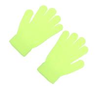 CATIEBYE 4 Pares de Guantes Retención de Calor de Punto Fluorescentes para Invierno y Transpirables para Hombre, Ideales para Ciclismo y Actividades al Aire Libre