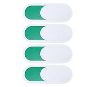 CATIEBYE 4 Piezas Señal Indicadora de Privacidad para Puerta de Baño Deslizador Vacío/ocupado, Adhesiva, Fácil de Limpiar, Material Pmma, Estilo Simple para Uso en Casa