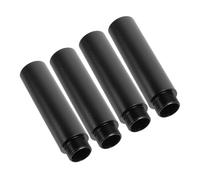 CATIEBYE 4piezas Microphone Extension Tube Aluminum Alloy Mic Stand Extension Pipe Microphone Holder Height Extender Compatible with Accessories