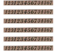 CATIEBYE 6 hojas Pegatinas para de Lengua para Principiantes de Adhesivas para Aprender Notas Accesorio Ligero y Duradero para Práctica de Etéreo Infantil