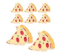 CATIEBYE 8 y Adorables de Pizza de Aleación Diseño de Dibujos Animados para Asegurar Ropa en Uso Diario y Casuales