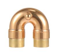 CATIEBYE Accesorio Ajustar para Codo Trompeta de Latón de Dorado Pequeño Práctico Fácil y Adecuado Reemplazo y Uso Profesional Amateur