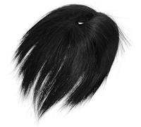 CATIEBYE Banda Cabello Postizo Resistente al Calor de Seda de Moño Negro para Crear Moño Natural o Desordenado en Bodas y Ocasiones Obsequios