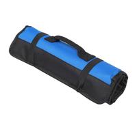 CATIEBYE Bolsa de Cubiertos Portátil Azul de Tela Oxford Resistente 22 Bolsillos para Cuchillos de Chef, Organizador Multifuncional y Maletín de Cuchillos Asa para Utensilios de Cocina