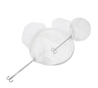 CATIEBYE Bolsa de Filtro Acero Inoxidable y Tela de Algodón Reutilizable 2 Piezas Fácil de Limpiar y Resistente para Té Leche para Preparar Bebidas