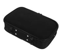 CATIEBYE Bolsa para Tijeras de Peluquería Negra de Gran Capacidad, Estuche Portátil para Herramientas de Peluquero, Organizador Profesional para Tijeras y Peines, Adecuado para Salones