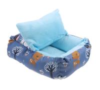 CATIEBYE Cama para Mascotas Pequeñas Invierno, Nido Acolchado Grueso y Cálido para Hámster y Erizo, Casa de Tela Aislante Diseño Adorable y Tamaño Mini para Esconder y Dormir Cómodamente
