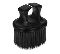 CATIEBYE Cepillo de Cuello para Peluquería Negro, Cepillo Plumero para Cortar y Limpiar Cabello, Accesorio de Barbero Versátil para Salón y Uso Personal