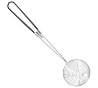 CATIEBYE Cuchara Coladora de Araña de Acero Inoxidable Pequeña Colador de Malla Resistente para Fritura y Cocina Doméstica Utensilio para Filtrar Alimentos con Mango Seguro 1 Pieza