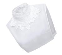 CATIEBYE Cuello Falso de Señora Desmontable Elegante Transpirable Ajustable para Mujer en Fiestas y Bodas