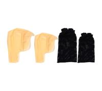 CATIEBYE Gorra de Látex para Cabeza Calva Tamaño Pequeño y Grande Red, Accesorio Cosplay para Disfraz de Monje y Monja, Gorra de Peluca Realista para Fiestas y Maquillaje Halloween