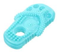 CATIEBYE Juguete para Cachorros en Forma de Zapatilla Azul de TPR, Resistente para Masticar y Limpiar Dientes, Adecuado para Uso Diario en Perros Pequeños