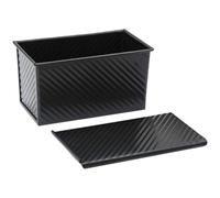 CATIEBYE Molde de Limpiar Térmica Adecuado de Fácil Conductividad y Acero al Carbono Negro Excelente para Pan en para Uso Casa y Amantes del