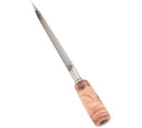 CATIEBYE Muestreador de Polvo de Grano Acero Inoxidable 25 Cm Mango de Madera para Muestreo de Maíz, Trigo y Cereales en Exteriores, Herramienta Profesional para Análisis de Sólidos