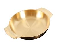 CATIEBYE Olla Alta Tolerancia a Doble Asa de Acero Inoxidable para Cocina para Cocinar Mariscos y Sopa y Diseño de Superficie Lisa