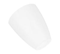 CATIEBYE Pantalla de Lámpara de Plástico Blanca Diseño Plano Orificio Central de 32 MM Cubierta para Lámpara de Escritorio y Mesilla de Noche Accesorio Decorativo para Iluminación del