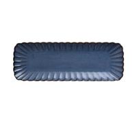 CATIEBYE Plato y Alta Resistencia a Temperaturas de Cerámica Estilo Japonés Rectangular Diseño Antideslizante para Sushi y Sashimi Adecuado para Servir en Casa o Restaurante en Casa o
