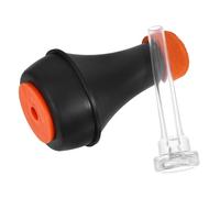 CATIEBYE Sordina Recta para Trompeta de Práctica Ligera Abs con Boquilla Transparente, Silenciador Mini para Trompeta, Accesorio para Reducción de Ruido en Sesiones Musicales